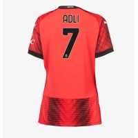 Dámy Fotbalový dres AC Milan Yacine Adli #7 2023-24 Domácí Krátký Rukáv